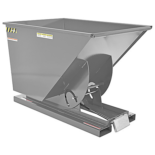 Self-Dump Hopper Ld 1 Cu Yd 2K Machine Gray