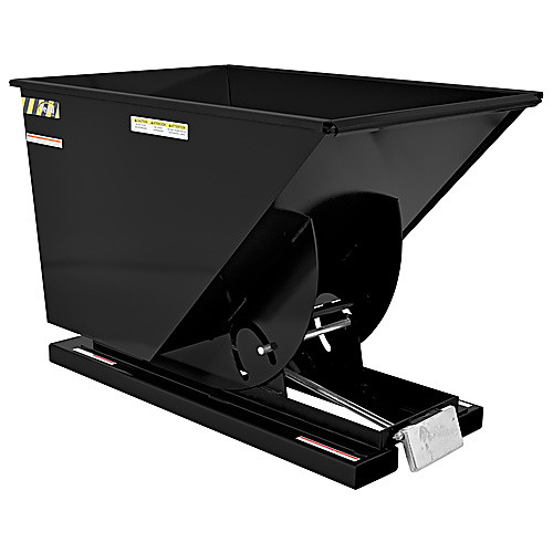 Self-Dump Hopper Md 1 Cu Yd 4K Blk Semi/Gloss