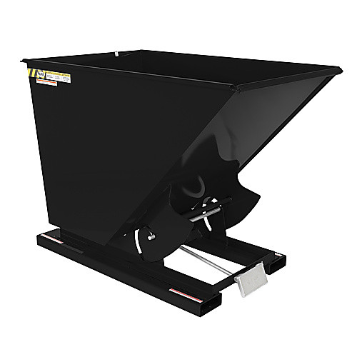 Self-Dump Hopper Hd 1.5 Cu Yd 6K Blk Semi/Gloss