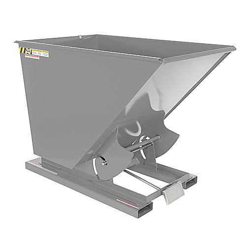 Self-Dump Hopper Hd 1.5 Cu Yd 6K Machine Gray