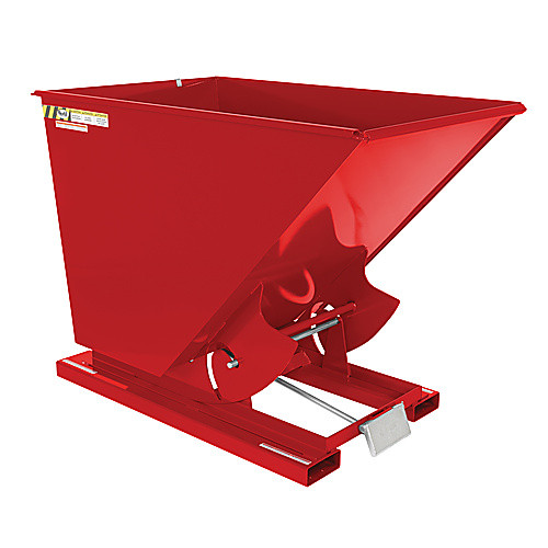 Self-Dump Hopper Md 1.5 Cu Yd 4K Red