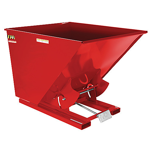 Self-Dump Hopper Ld 2 Cu Yd 2K lb Red