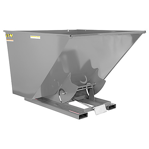 Self-Dump Hopper Md 2.5 Cu Yd 4K Machine Gray