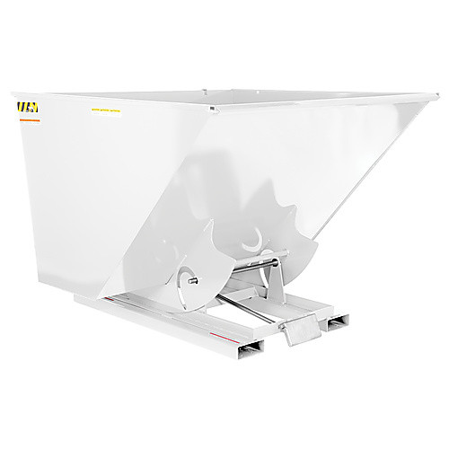 Self-Dump Hopper Md 2.5 Cu Yd 4K White