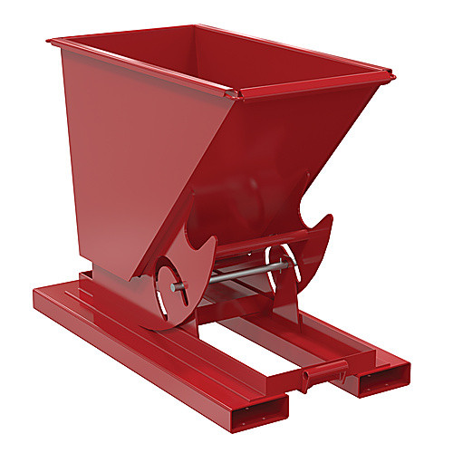 Hopper W/O Bump & Dump LD .25 Cu 2K S Red