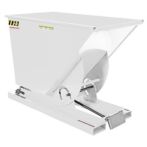 Self-Dump Hopper Md .75 Cu Yd 4K White