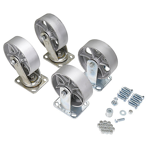 6″ × 2″ Semi-Steel Caster Kit 4800# Cap