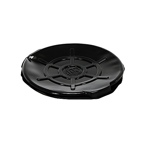 Blk Plastic Drum Cover Open Head 55 Gal