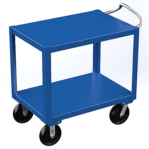 Heavy Duty Ergo Handle Cart 2Shelf 24 × 36