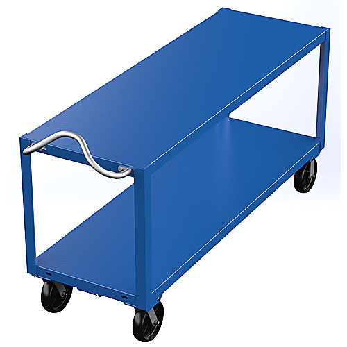 Heavy Duty Ergo Handle Cart 2Shelf 24 × 72