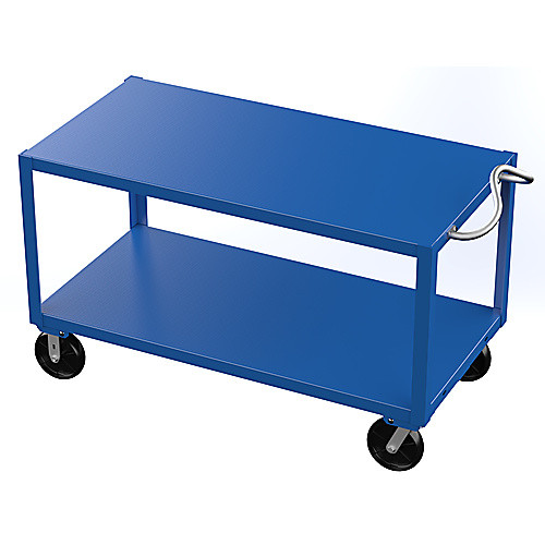 Heavy Duty Ergo Handle Cart 2Shelf 30 × 60
