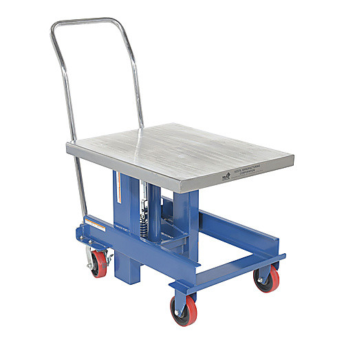 Ergo Manual Chrome Platform Table 36″