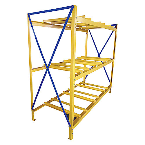 Horizontal Drum Storage Rack 3W × 3H