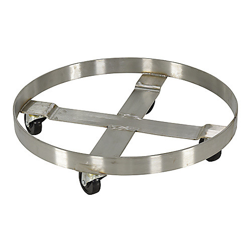 Mobile Drum Dolly-Stainless Steel 55 Gal
