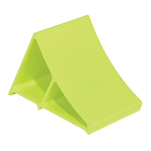 Aluminum Wheel Chock 11 3/4 Fluorescent Yl