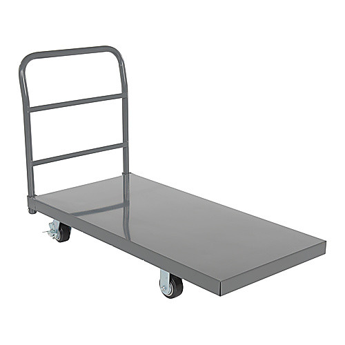 Steel Platform Truck W/ 4 × 2 Mold On Rubber