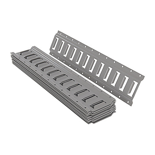 E-Track 2 Foot 10 Pack Gray
