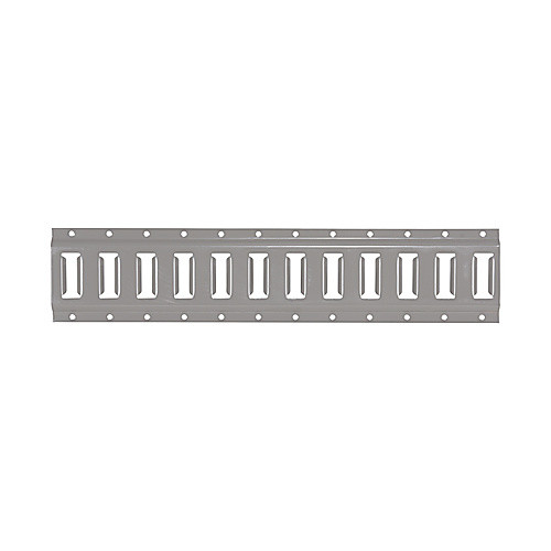 E-Track 2 Foot 1 Each Gray