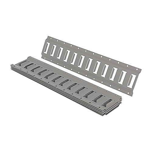 E-Track 2 Foot 6 Pack Gray