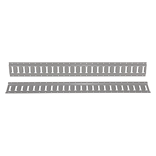 E-Track 4 Foot 2 Pack Gray