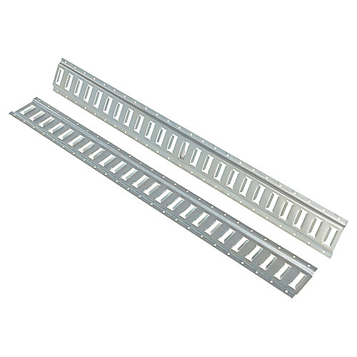 E-Track 4 Foot 2 Pack Zinc