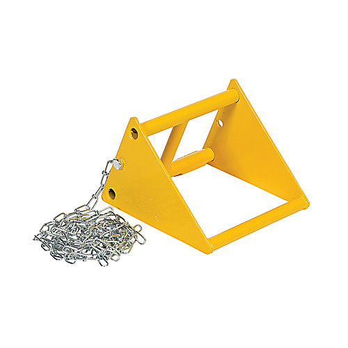 Fabricated Steel Wheel Chock 10″
