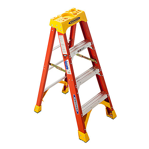 Fiberglass Step Ladder 4 Steps
