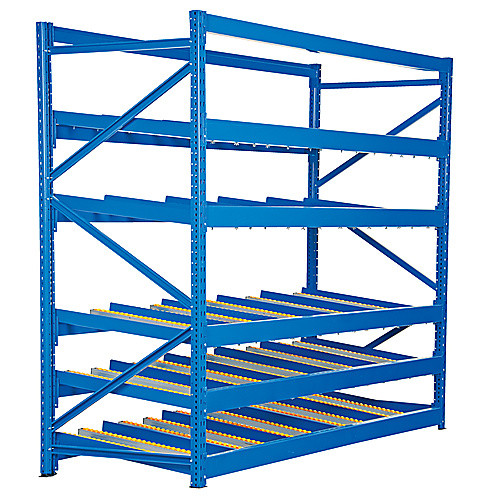 Carton Flow Rack 48″ Length 5 Levels