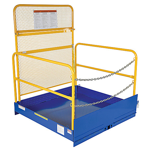 Fork Truck Loading Platform W/Handrails