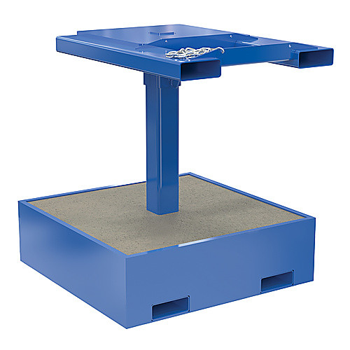 FORKLIFT WASTE BIN COMPACTOR 4K FILLED CAP