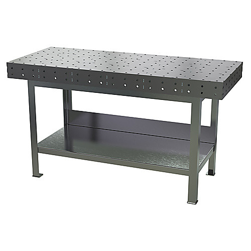 Fixture Welding Table .25″ Perforated Top 30x72