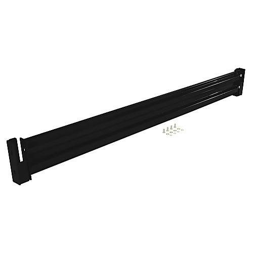 Drop-In Style Guard Rail 10 Ft Black