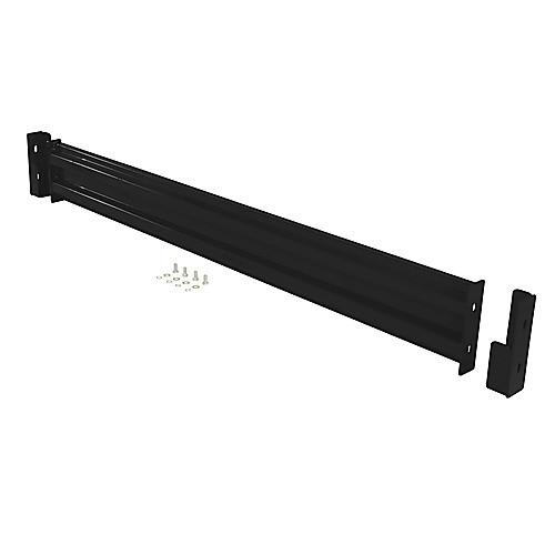 Drop-In Style Guard Rail 7 Ft Black
