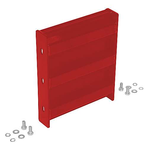 Bolt-On Style Guard Rail 1 Ft Red