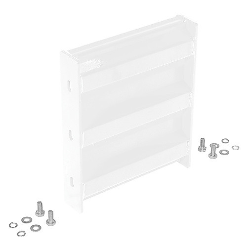 Bolt-On Style Guard Rail 1 Ft White