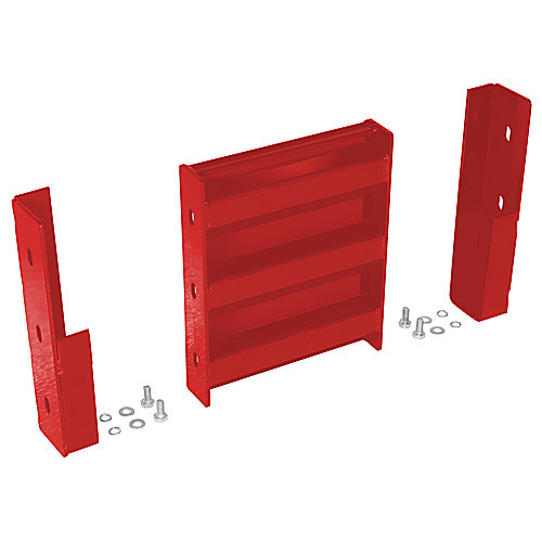 Drop-In Style Guard Rail 1 Ft Red