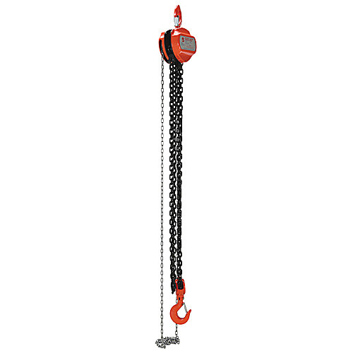 Manual Chain Hoist 10K Capacity 10 Ft