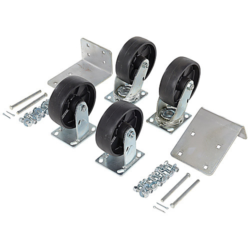 6″ × 2″ Glass Filled Nylon Caster Kit 4.8K