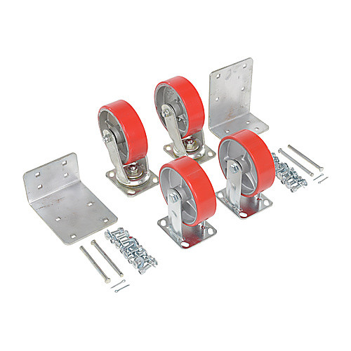 6″ × 2″ Poly-On-Steel Caster Kit 4.8K