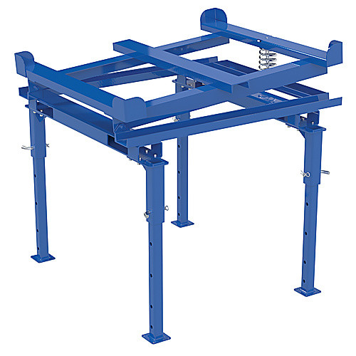 Ibc Tilt Stand W/ Fork Pockets & Adjustable Legs