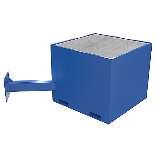 Additional Offset Steel Base 36″ Filled W/Concrete