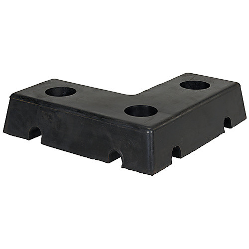 L Shaped Molded Bumper 4 × 18 × 18