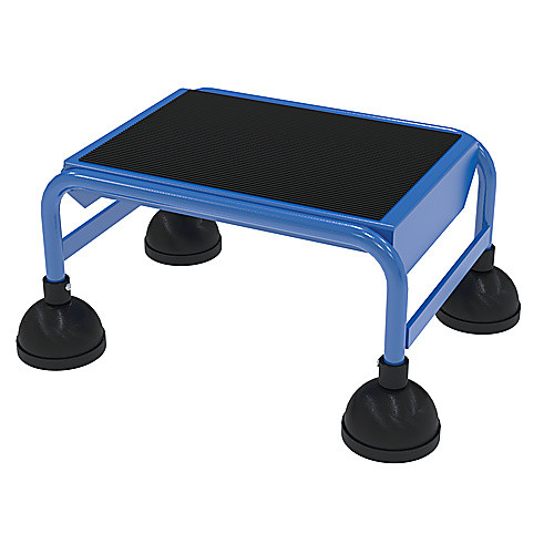 Spring Loaded Roll Ladder 1 Step Blue