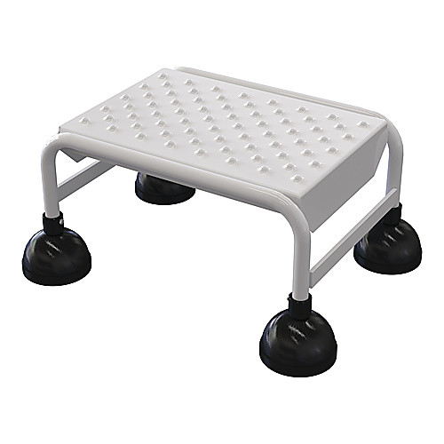 Spring Loaded Roll Ladder Perf 1 Stp Wht