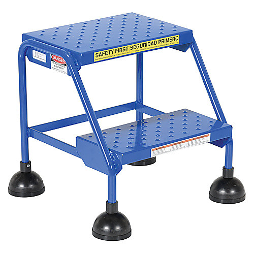 Spring Loaded Roll Ladder Perf 2 Stp Blu