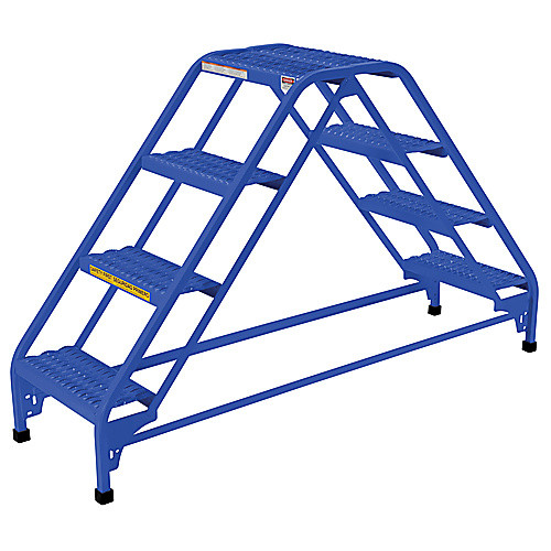 Double Sided Ladder 4 Step 19.3125W Grip
