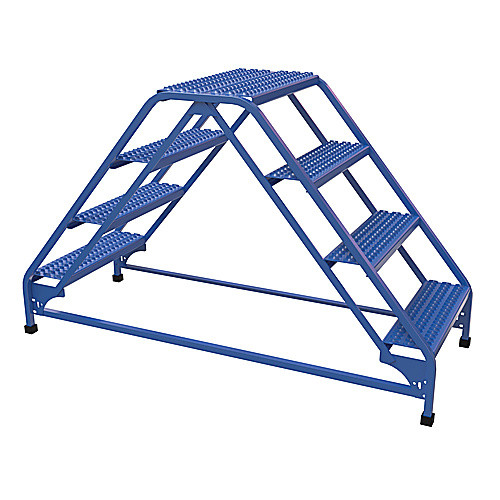 Double Sided Ladder 4 Step 26.0625W Grip