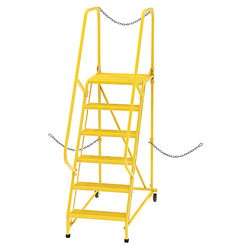 ‎Semi-Trailer Access Ladder - 6-Perf Step Yellow - 350#