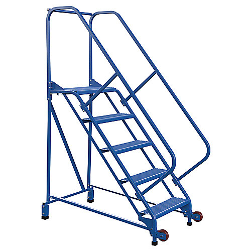 Tip-N-Roll Ladder Perforated 5 Step 50°