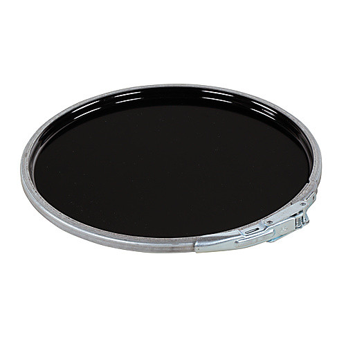 Un-Rated Lever Lock Steel Lid 5Gal Black